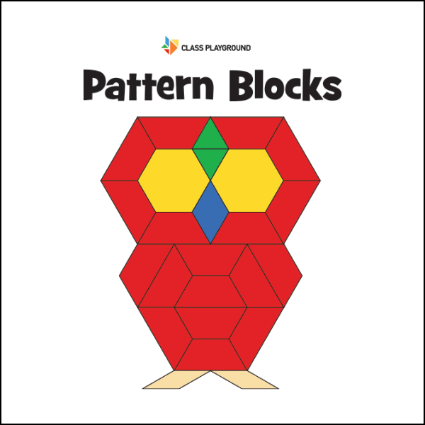 book cover for pattern blocks book