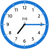 toy clock to teach time